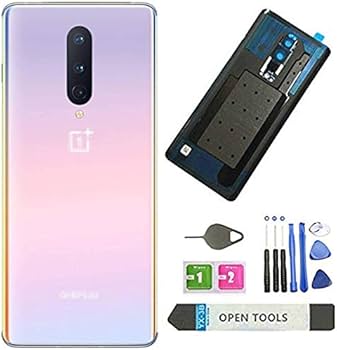 for Oneplus 8 6.55 inch Back Cover Glass Replacement with Camera
